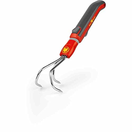 Image of Wolf-Garten MIT STIEL LA-M/ZM 015 Small Grubber with Handle, red