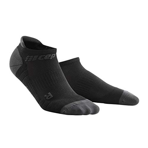 Image of CEP - NO SHOW SOCKS 3.0 for men | Sport socks for workout and fitness in black/grey, size V