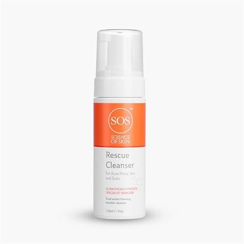 Image of Science of Skin Rescue Cleanser - Micellar Foaming Face Cleanser for Problem Stressed Skin - Hydrating Cleanser- Gentle Foaming Cleanser For Sensitive Skin/Face Wash *PACKAGING MAY VARY*