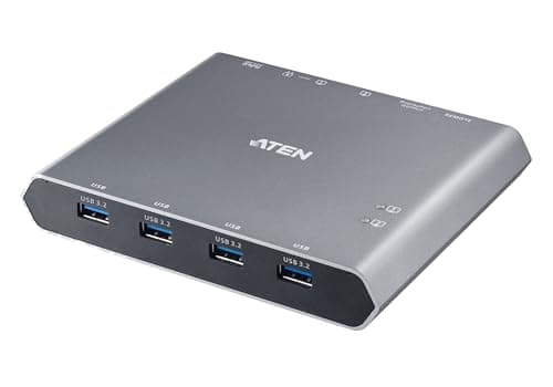 Image of ATEN US3311 2 Port USB-C 4K DisplayPort KVM Docking Station