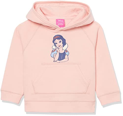 Image of Amazon Essentials Disney | Marvel | Star Wars | Frozen | Princess Girls' Fleece Pullover Hoodie Sweatshirt, Snow White, 11-12 Years
