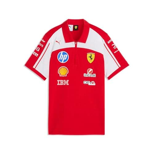 Image of PUMA Scuderia Ferrari F1 2026 Women's Team Polo - Red - Size: XS