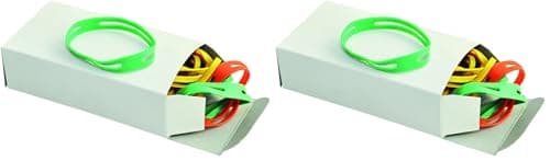 Image of Rubber Bands Q-CONNECT 0 1kg Diameter 102mm Assorted Colours/Small Office Accessories/Type-Cross-Shaped/Material-Rubber/Colour-Assorted Colours/Size-102mm (Pack of 2)