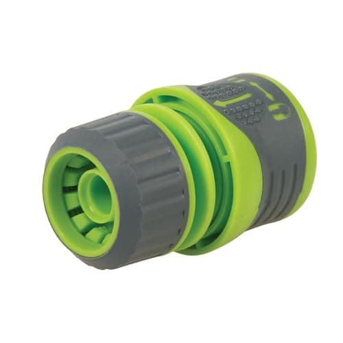 Image of Silverline 864167 Soft-Grip Hose Quick Connector Female, Green, 1/2"