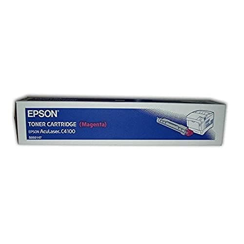 Image of Epson Aculaser C13S050147 C4100 laser toner cartridge - 1 x red magenta S050147