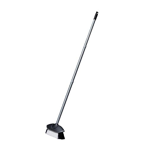 Image of Addis Comfi grip Indoor Soft Stiff Mix Broom with Screw Fit 3pcs handle, Metallic