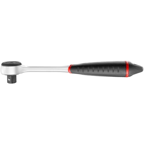 Image of FACOM 1/2 Inch High Performance Industrial Dust-Proof Ratchet Wrench and 72-Teeth Rotating Cap Inversion Mechanism with S.161B Bi-Material Elastomer Handle