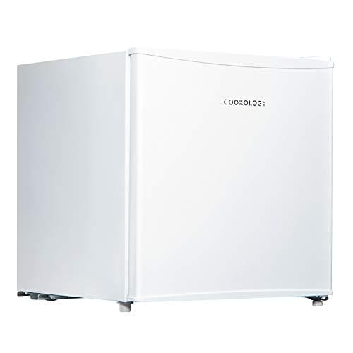 Image of Cookology MFZ32WH Table Top Mini Freezer in White - 31 Litre Capacity - For Counter Tops - Adjustable Temperature Control & Legs - Removable Wire Shelf - 4 Star Rating