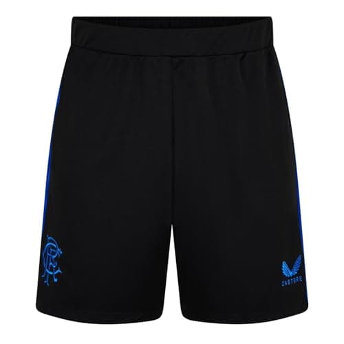 Image of Castore 2022-2023 Glasgow Blues Fourth Shorts (Black)