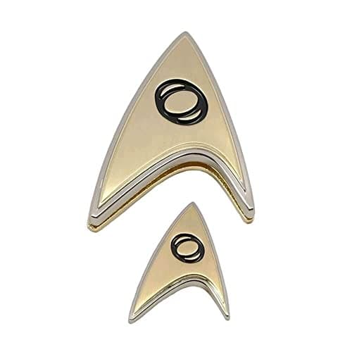 Image of Quantum Mechanix Star Trek: Discovery - Enterprise Science Badge and Pin Set