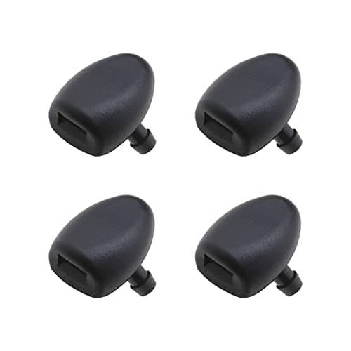 Image of The Lord of the Tools 2pcs Car Front Windshield Wiper Washer Nozzles 6438J2 6438E6 6438AV Windscreen Washer Wiper Spray Jet Compatible with 206 407 C2 C3 C5