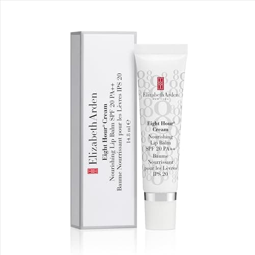 Image of Elizabeth Arden Eight Hour Cream Nourishing Lip Balm SPF 20, 14.8ml, Long-lasting Moisture & Conditioning, Sun Protection for Dry Lips, Unisex