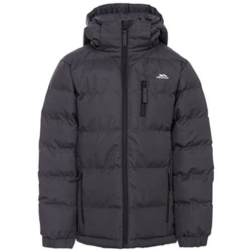 Image of Trespass Boys Padded Jacket Tuff X - Water Resistant & Windproof Puffer Coat, Autumn Winter Hooded Jacket for School & Outdoor, Kids Puffer Jacket with Pockets