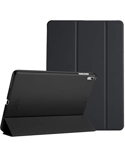 Image of ProCase for iPad Air 3rd 10.5" 2019 / iPad Pro 10.5" 2017 Case, Ultra Slim Lightweight Cover with Translucent Back for iPad 10.5 Inch -Black