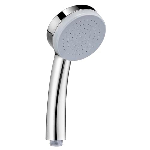 Image of Croydex Presion Chrome Shower Head - Pressure Boost Shower Heads for Low Pressure Systems, Easy Clean Removable Faceplate, Up to 50% Water Saving - Friendly and Efficient Shower Heads