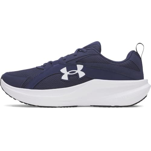 Image of Under Armour Men's Charged Assert 11 Sneaker, (410) Midnight Navy/Midnight Navy/White, 8 UK
