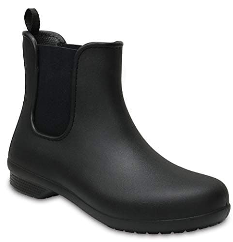 Image of Crocs Freesail Chelsea Boot Women, Womens Wellington Boots, Black (Black/Black), 7 (39/40 EU)