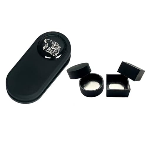 Image of Sinsilvie Professional Chalk Holder,Magnetic Billiard Pool Cue Snooker Chalk Holder,Silent Durable Carrying Billiards Accessories (Lion)