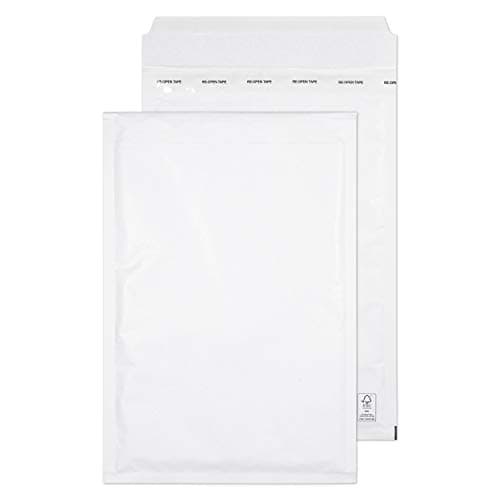 Image of Blake Purely Packaging C4 340 x 220 mm Envolite Peel & Seal Padded Bubble Envelopes (F/3) White - Pack of 100