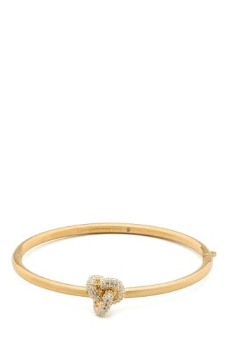 Image of Kate Spade New York Double Knot Pave Hinged Bangle
