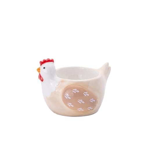 Image of Sass & Belle Chicken Egg Cup - Novelty Egg Cup for Breakfast, Kitchen Accessory Designed by Sass and Belle, Cute Ceramic Quirky Home Decor & Kitchen Decor