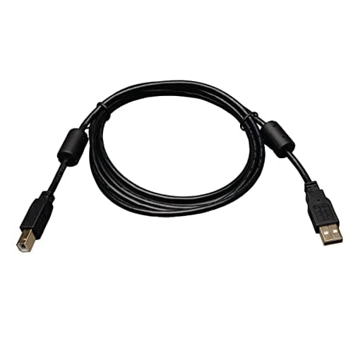 Image of Tripp Lite USB 2.0 Hi-Speed A/B Device Cable Ferrite Chokes (M/M), 0.9 m, Black (U023-003)