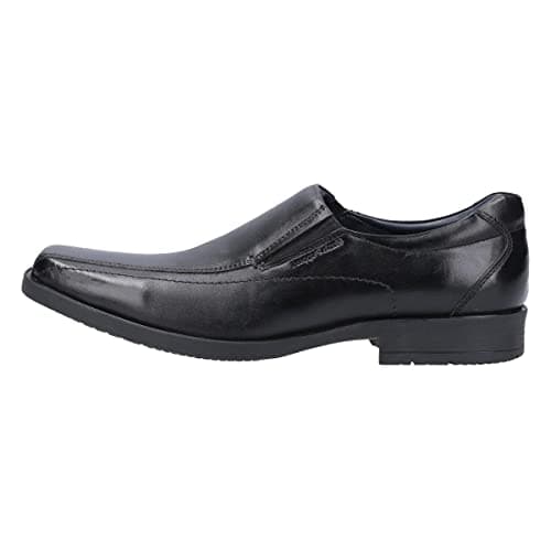 Image of Hush Puppies Men's Brody School Uniform Shoe, Black, 8 UK Medium