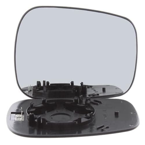 Image of XYZ Parts Wing Door Mirror Glass Heated Convex Compatible with Renault Kangoo Mk1 Van 2003-2008 Passengers Side Left Hand UK Replacement