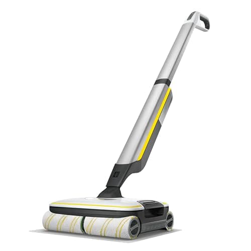 Image of Kärcher FC 7 Cordless Electric Mop, 4 Microfibre Rotating Rollers, Battery Life: ~45 min, Charging Performance: ~135 m², 2 Cleaning Modes, for Hard Floors, White
