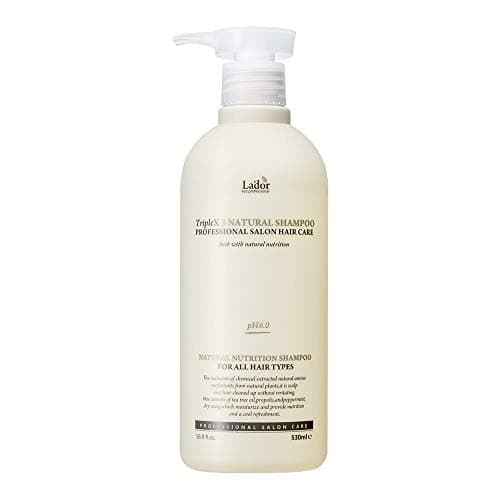 Image of LA'DOR TripleX 3 Triple x3 Natural Shampoo Deep Cleansing Shampoo Treatment 530 ml Anti Dandruff Scalp Naturally Derived Ingredients Tree Lemon Lavender Sulfate Free Chemical Free Relief