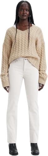 Image of Levi's Classic Straight Jeans Women's Simply White_LSE 29 30, Simply White_lse, 29W x 30L