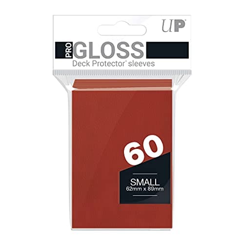 Image of Ultra Pro Sleeves Small 60 D10 Card Game (Red)