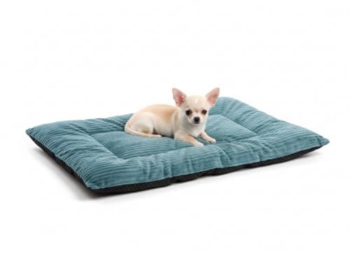 Image of MH Home Dog Bed, Pet Cat Beds Cushion Mattress, Soft Warm Dog Mat Pad For Dogs (Extra Small 45 x 60 cm, Ryder)