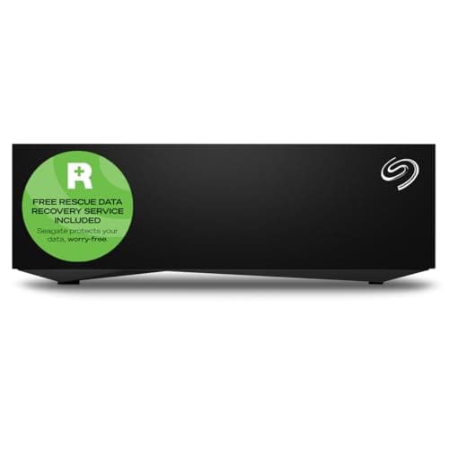 Image of Seagate Desktop 8TB, External Hard Drive HDD, USB 3.0 for PC Laptop and Mac, Black, Data Rescue Services (STGY8000400)