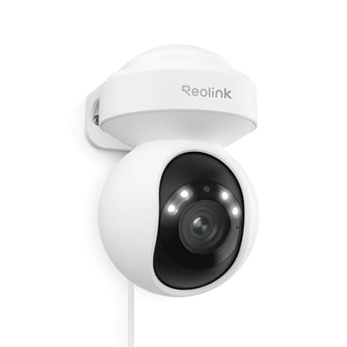 Image of Reolink 4K PTZ PoE Security Camera Outdoor with Motion Spotlights, 3X Optical Zoom, 360° Pan 50° Tilt, Person/Vehicle/Pet Detection, Auto Tracking, Color Night Vision, Two-Way Audio- E1 Outdoor PoE