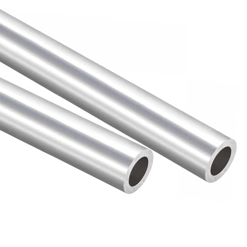 Image of TA-VIGOR 2Pcs 6063 Aluminum Round Tube, 30mm OD 20mm ID 200mm Length Metal Seamless Straight Tubing Aluminum Pipe for Home Furnishing, Machinery, DIY Handicraft