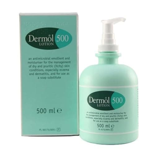 Image of 500ml Emollient Moisturising Lotion for Dry & Sensitive Skin | Soap Substitute & Skin Hydration Lotion | Gentle Daily Skin Moisturiser for Adults, Children & Babies