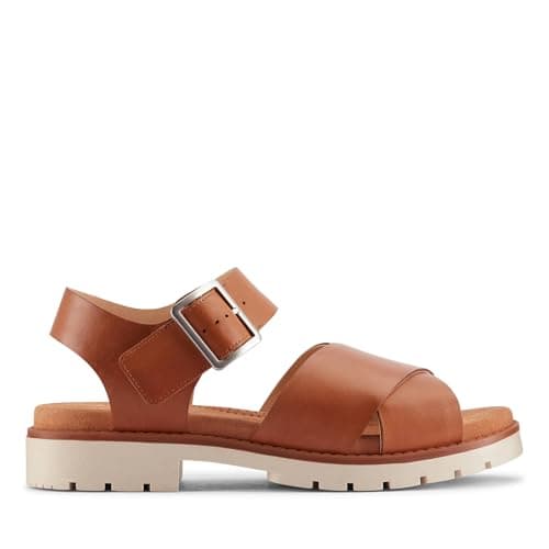 Image of Clarks Orinoco Cross Womens Tan Leather, 4