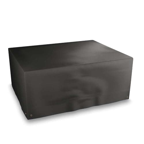 Image of Bosmere Master Range Rectangular Patio Set Cover-4/6 seat, Black, 210x110x80 cm