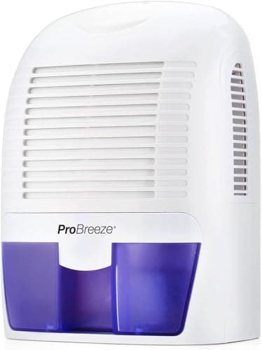 Image of Pro Breeze Dehumidifier 1500ml Portable Air Dehumidifier for Damp, Mould, Moisture in Home, Kitchen, Bedroom, Caravan, Office, Garage, Bathroom, Basement