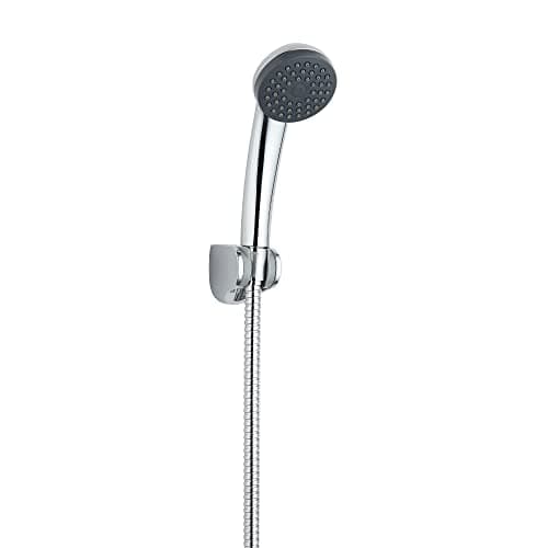 Image of Blue Canyon Austin Single Function Hand Shower + 1.5m Hose & Bracket, Chrome Shower Kits & Riser Rails, High-Pressure Water Flow, Adjustable Shower Handset, Shower Head and Hose Set Rail