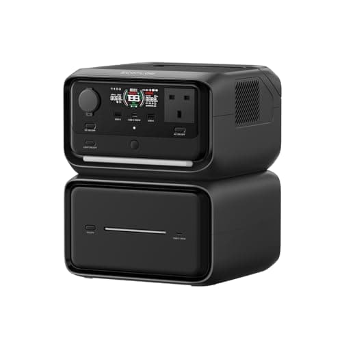 Image of EcoFlow RIVER 3 Max Plus Portable Power Station–858Wh LFP Battery, 1200W Output, <10 ms UPS, Wireless, Solar Generator for Camping & RV (the product is unused, only part of the packaging is defective)