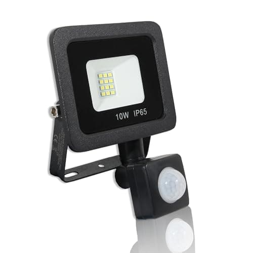Image of LOWENERGIE LED FloodLight Waterproof IP65 (10w PIR, Black)