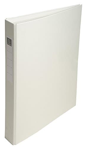 Image of Exacompta - Ref 51388E - PP-Covered Ring Binder - Suitable for Storing A4 Documents, 4 Rings, 40mm Spine, Holds Up To 400 Sheets, Sturdy Cardboard - White
