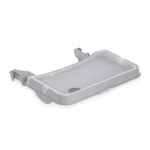 Image of hauck Alpha Tray, Grey - 3-in-1 Dining Board Compatible with Alpha+ & Beta+ Wooden High Chair for Children 6-24 Months, with Seat Reducer, 3-Tier Dining Table