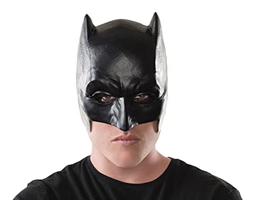 Image of Rubies Official Batman Mask, Adult Costume - One Size, Black Halloween