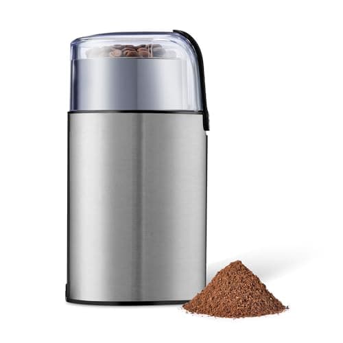 Image of Amazon Basics Stainless Steel Electric Coffee Bean Grinder