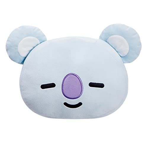 Image of AURORA 61468 BT21 AURORA-BT21 Official Merchandise, KOYA Plush Cushion-Blue, Medium