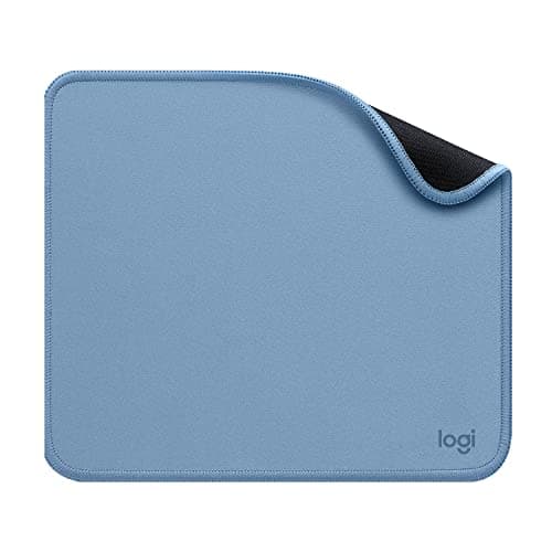 Image of Logitech Mouse Pad - Studio Series, Computer Mouse Mat with Anti-slip Rubber Base, Easy Gliding, Spill-Resistant Surface, Durable Materials, Portable, in a Fresh Modern Design - Blue