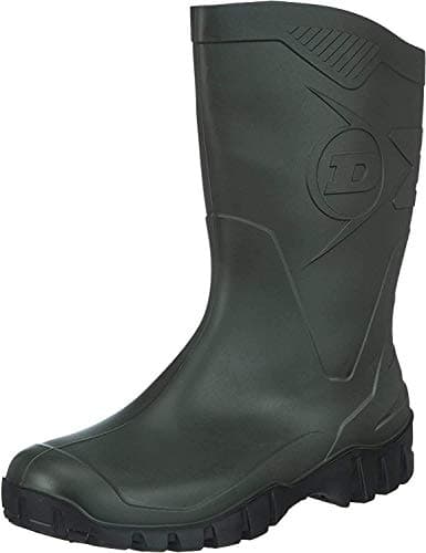 Image of DUNLOP Protective Footwear Dee, Unisex Adults’ Work Wellingtons, Green (Green 001), 8 UK (42 EU)